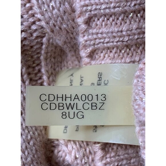 Calvin Klein Sparkle Sweater Dress Tan Size Small - Picture 5 of 9